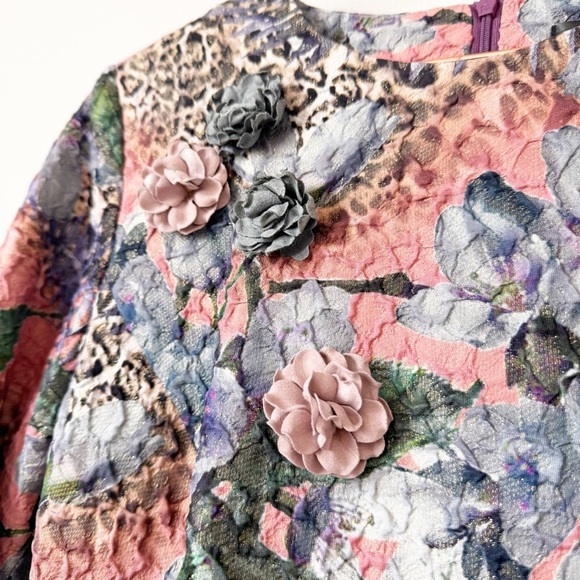 Iten Klairie Floral Animal Print Dress - Picture 4 of 10